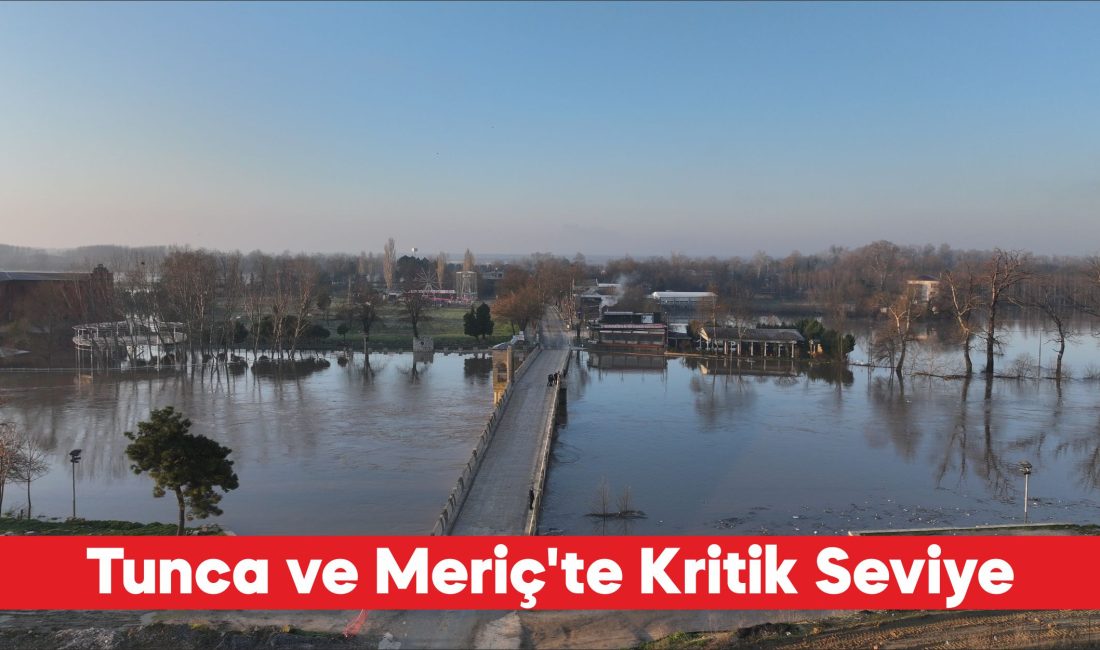 Edirne’de taşkın yapan nehirlerin debileri