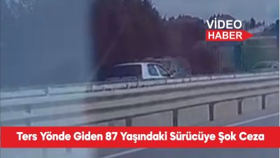 Edirne’de otomobiliyle ters yönde ilerleyen 87 yaşındaki sürücünün ehliyetine el