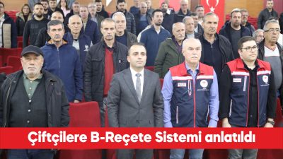 Edirne Tarım ve Orman Müdürlüğünce çiftçilere yönelik B-Reçete Sistemi hakkında