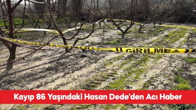 Çanakkale’nin Lapseki ilçesinde 23 Ocak’tan beri kayıp olarak aranan 86
