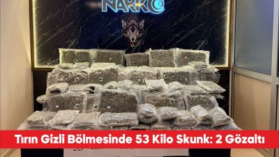 Kapıkule Sınır Kapısı’nda bir tırda yapılan aramada 53 kilo 206