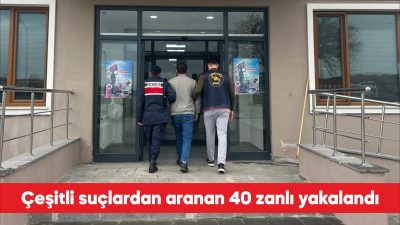 Çanakkale’de yakalanan çeşitli suçlardan aranan 40 şüpheliden 11’si tutuklandı. İl