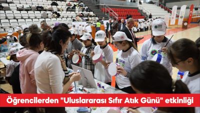 Edirne’de öğrenciler, 30 Mart Uluslararası Sıfır Atık Günü kapsamında düzenlenen