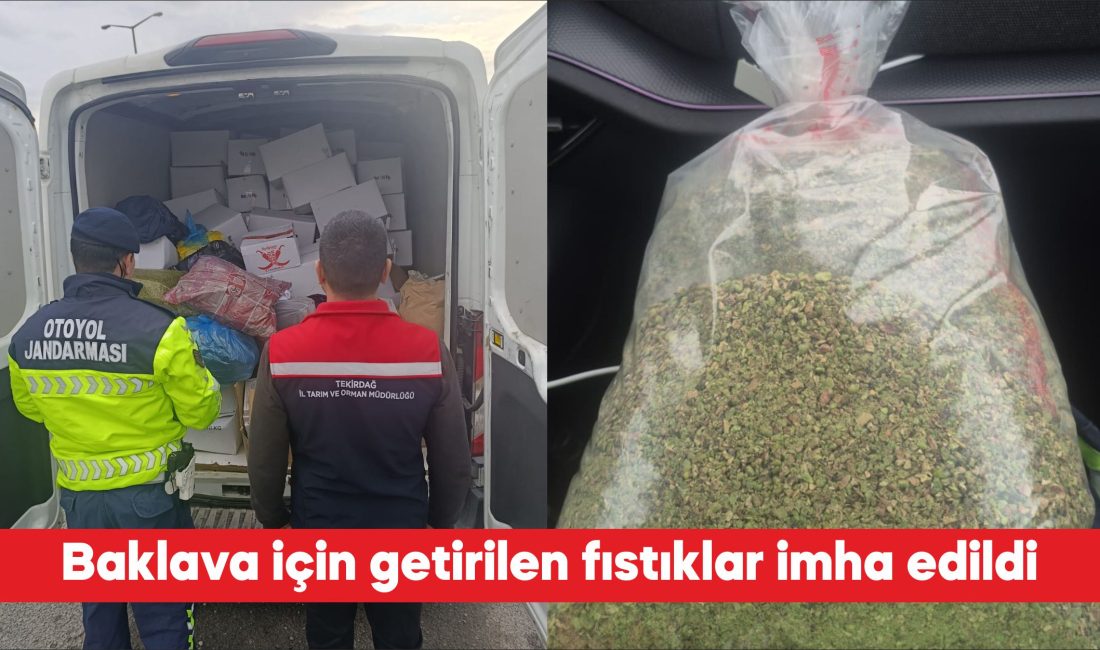 Tekirdağ’ın Ergene ilçesinde menşei belirsiz ve sağlıksız olduğu değerlendirilen 2