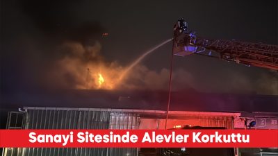 Edirne’de sanayi sitesindeki pimapen dükkanında çıkan ve bitişikteki orman malzemeleri