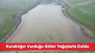 Tekirdağ’da geçen yıl kuraklık nedeniyle tamamen kuruyan Yeşilsırt Göleti, bu