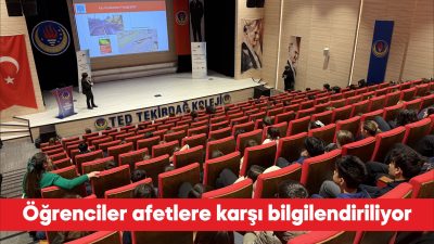 Tekirdağ Büyükşehir Belediyesi, “Karadeniz Doğal Afetlere Karşı Birleşiyor” projesi kapsamında