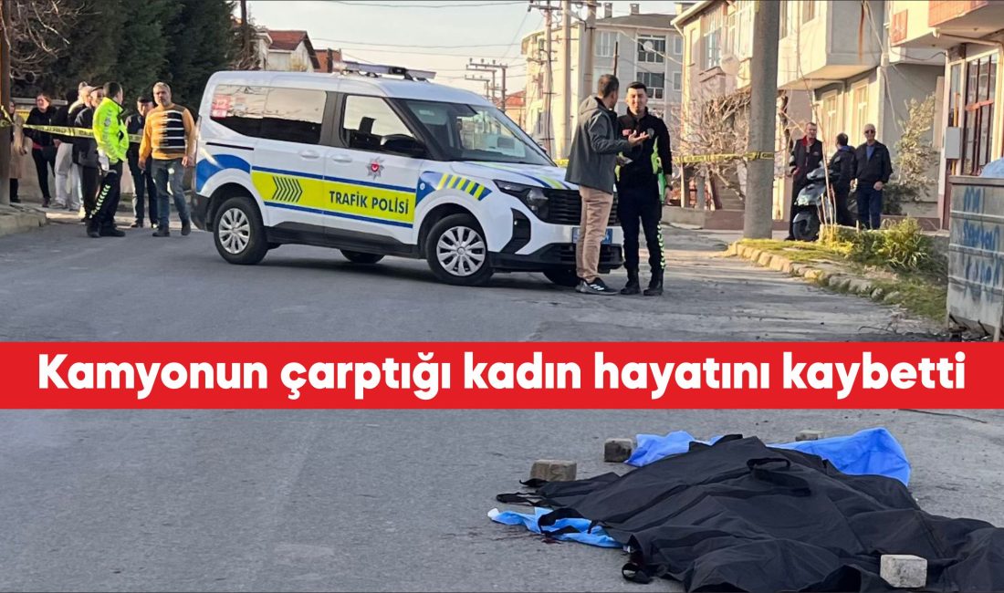 Tekirdağ’ın Hayrabolu ilçesinde kamyonun çarptığı kadın yaşamını yitirdi. Alınan bilgiye