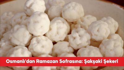 Tekirdağ’ın Çorlu ilçesinde bir aile işletmesi tarafından üretilen “şakşaki şekeri”,