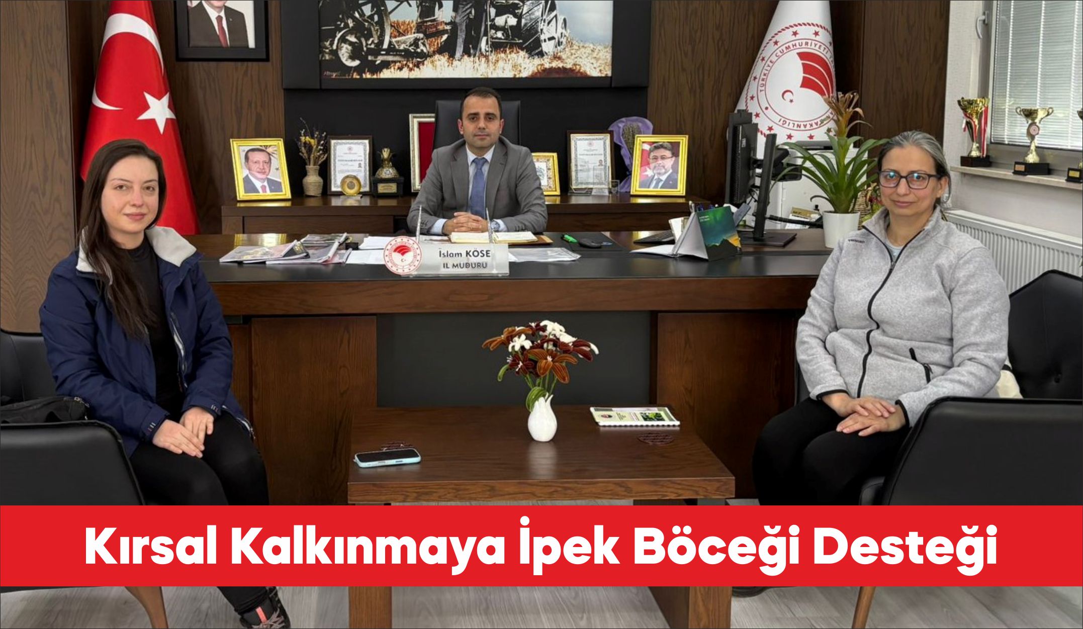 Edirne’de ipek böceği yetiştiriciliği yapmak isteyen üretici Edirne Tarım ve