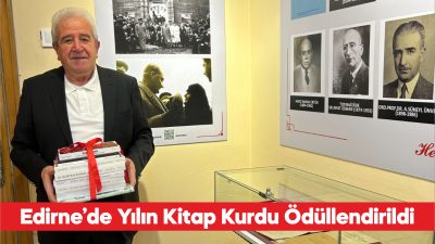 Edirne’de kitap okuma alışkanlığını teşvik etmek amacıyla yürütülen proje kapsamında