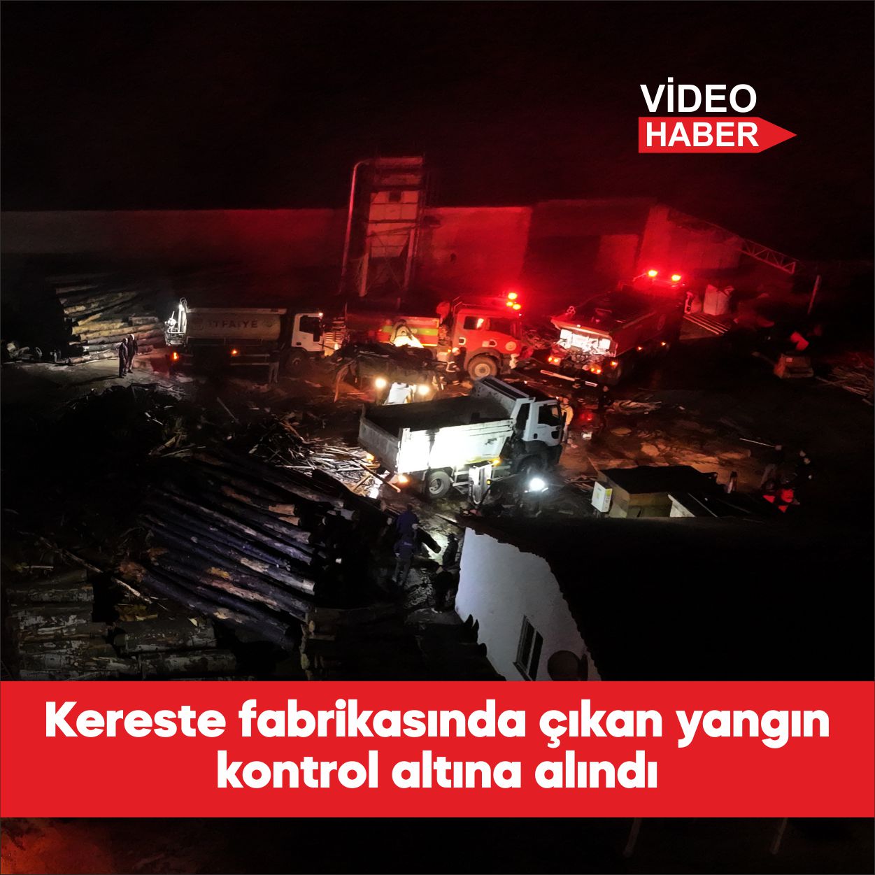 Edirne’de kereste fabrikasında çıkan yangın kontrol altına alındı. İpsala ilçesine