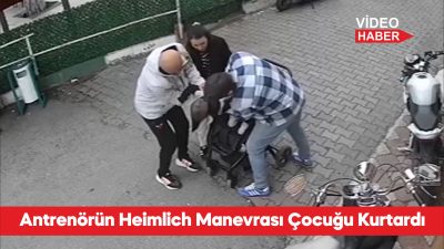 Kırklareli’nde soluk borusuna oyuncak parçası kaçan çocuk, basketbol antrenörünün uyguladığı