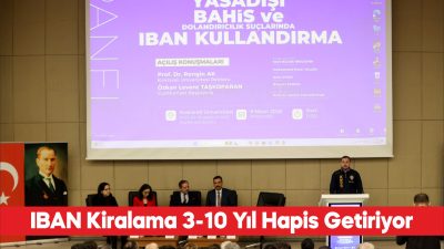 Kırklareli’nde “Yasadışı Bahis ve Dolandırıcılık Suçlarında IBAN Kullandırma” konulu konferans