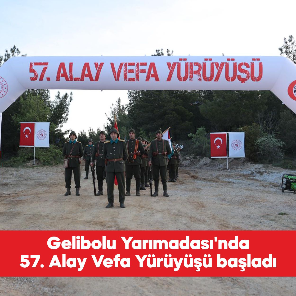 Çanakkale Kara Savaşları’nın 111. Yılı Anma Törenleri kapsamında Gençlik ve