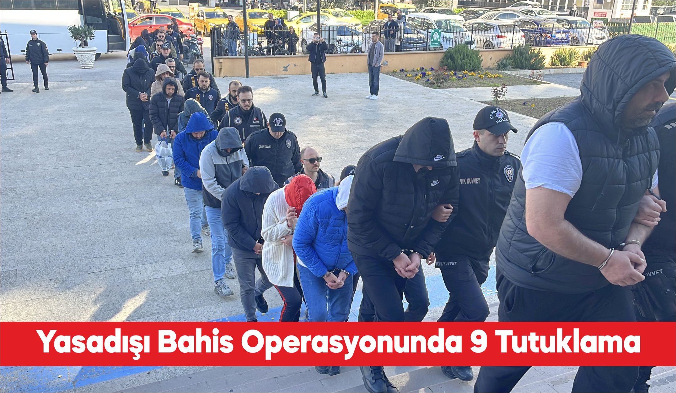 Edirne merkezli 2 ilde düzenlenen yasa dışı bahis operasyonunda gözaltına