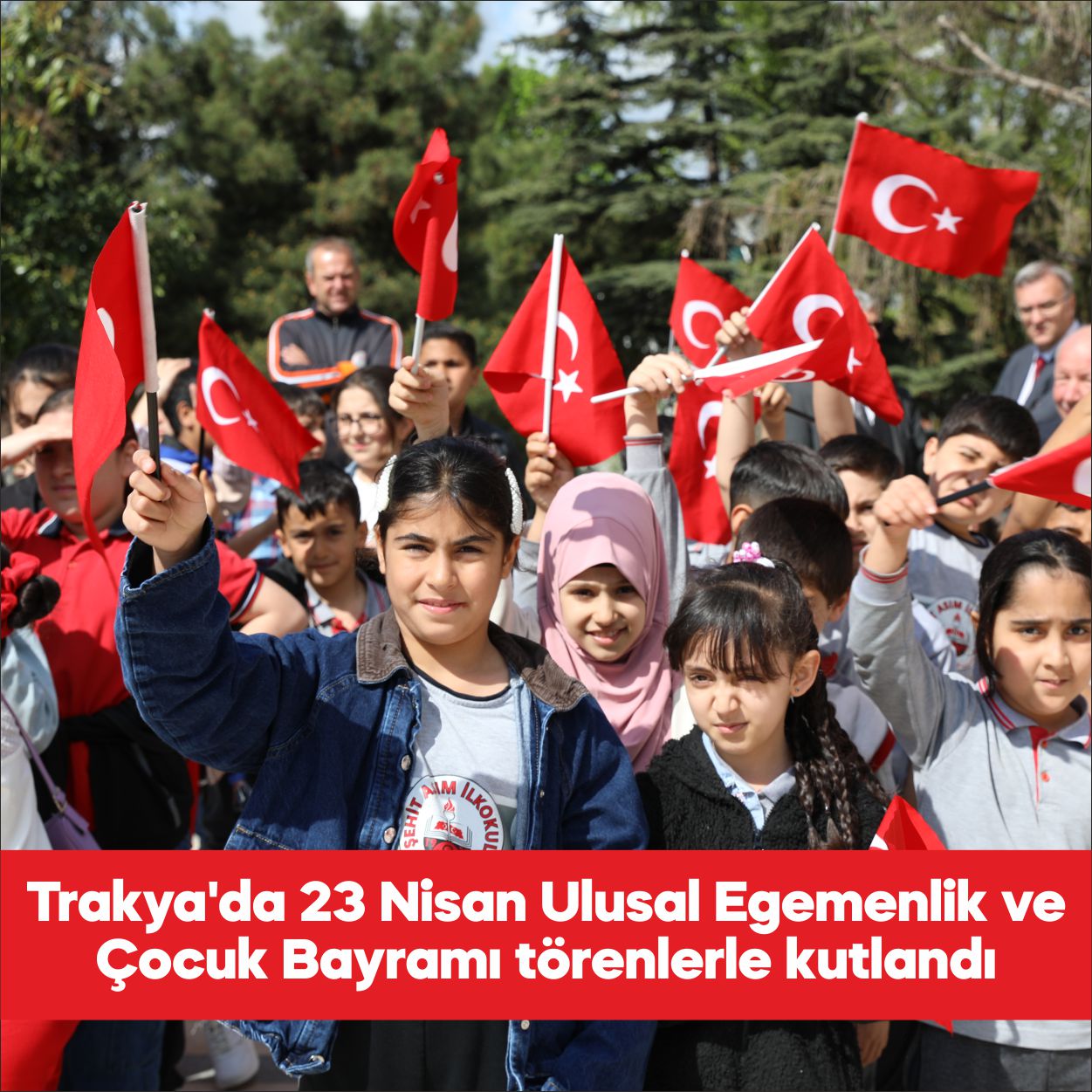 Edirne, Kırklareli ve Tekirdağ’da 23 Nisan Ulusal Egemenlik ve Çocuk