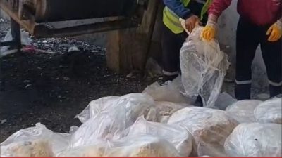 Tekirdağ’ın Ergene ilçesinde sağlık koşullarına uygun olmayan 1200 kilogram sakatat