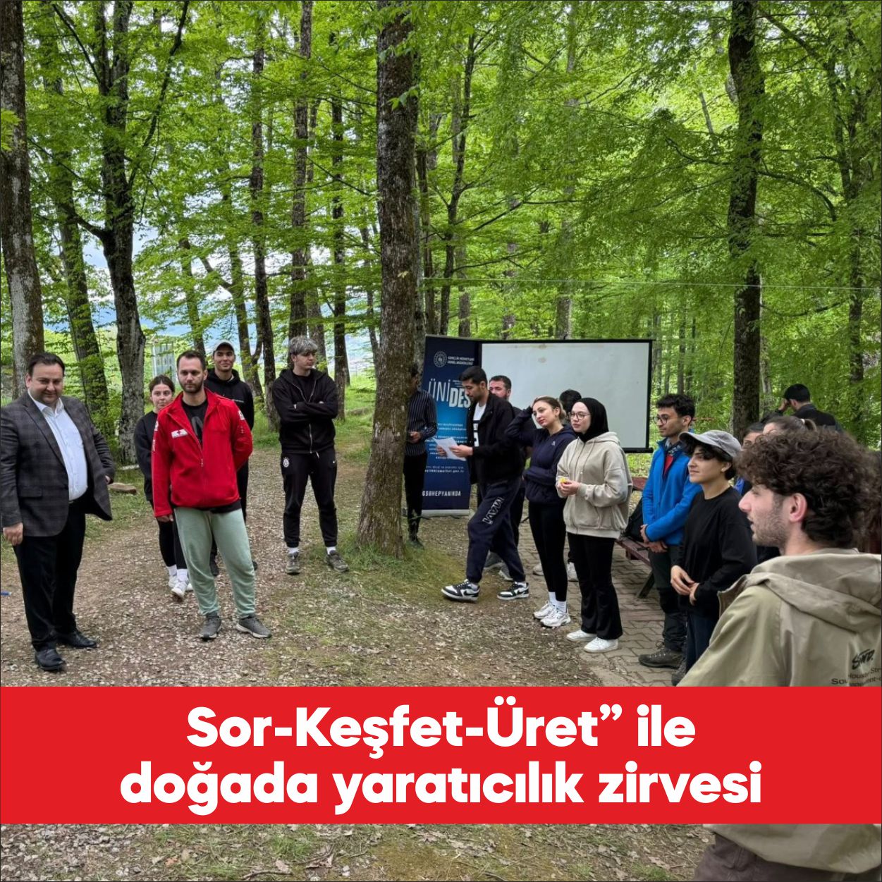 Kırklareli’nde üniversite öğrencilerine yönelik İğneada Longoz Ormanları’nda “Sor-Keşfet-Üret” etkinliği gerçekleştirildi.