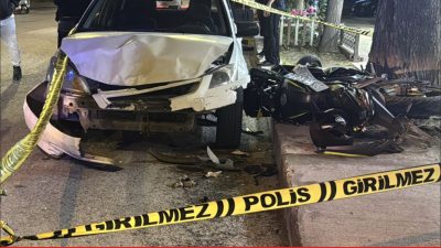 Edirne’de otomobille motosikletin çarpıştığı kazada 2 kişi yaralandı. Çavuşbey Mahallesi’nde