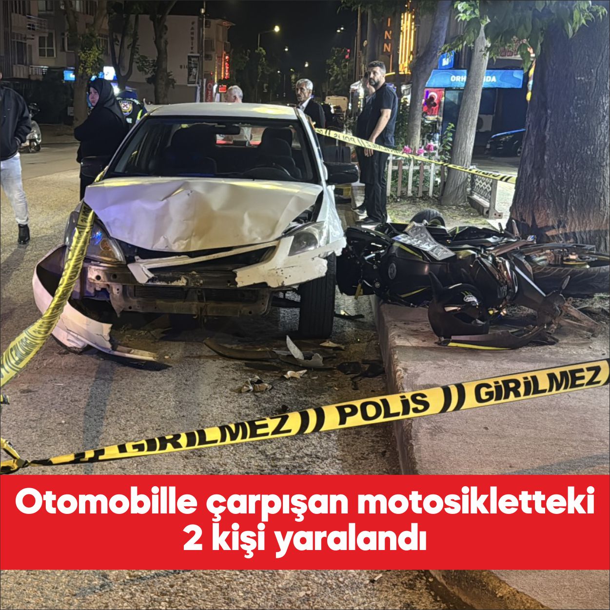 Edirne’de otomobille motosikletin çarpıştığı kazada 2 kişi yaralandı. Çavuşbey Mahallesi’nde