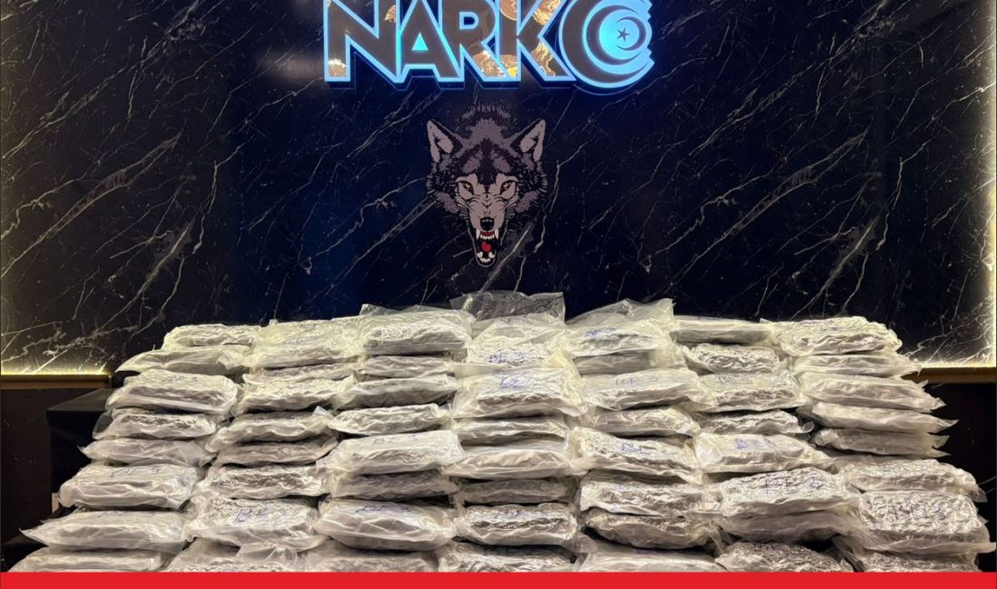 Edirne’de bir araçta 90 kilo 200 gram skunk ele geçirildi.