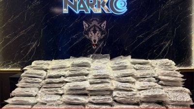 Edirne’de bir araçta 90 kilo 200 gram skunk ele geçirildi.