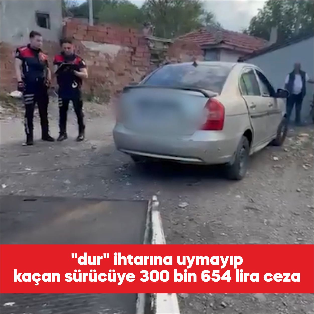 Tekirdağ’ın Çorlu ilçesinde polisin “dur”