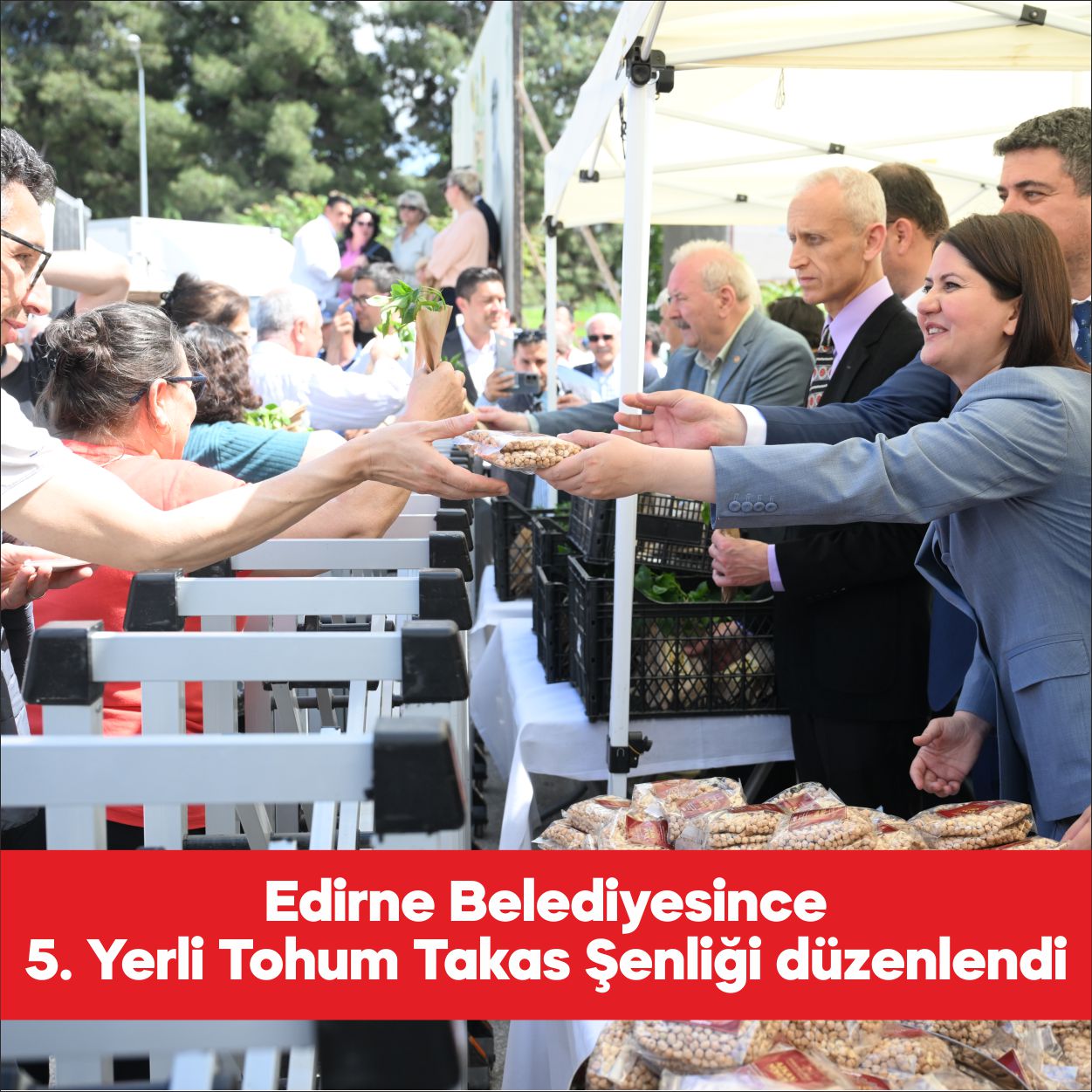 Edirne Karaağaç Mahallesi’nde gerçekleştirilen şenliğin