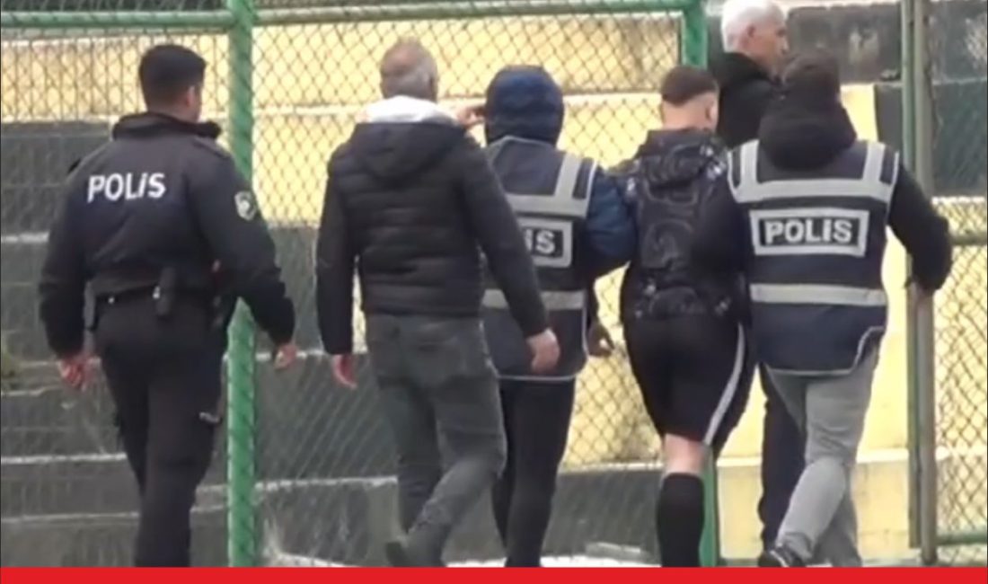 Edirne’nin Keşan ilçesinde orta hakeme yumruk attığı iddia edilen futbolcu