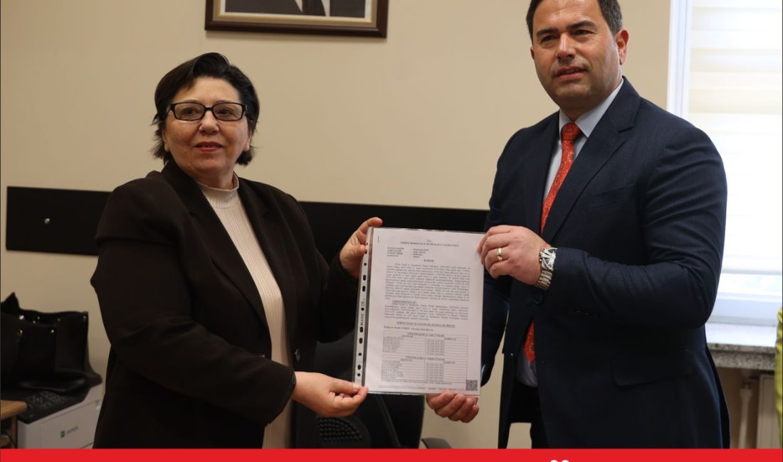 Edirne Esnaf ve Sanatkarlar Odaları Birliği (EDESOB) başkanlığına seçilen Harun