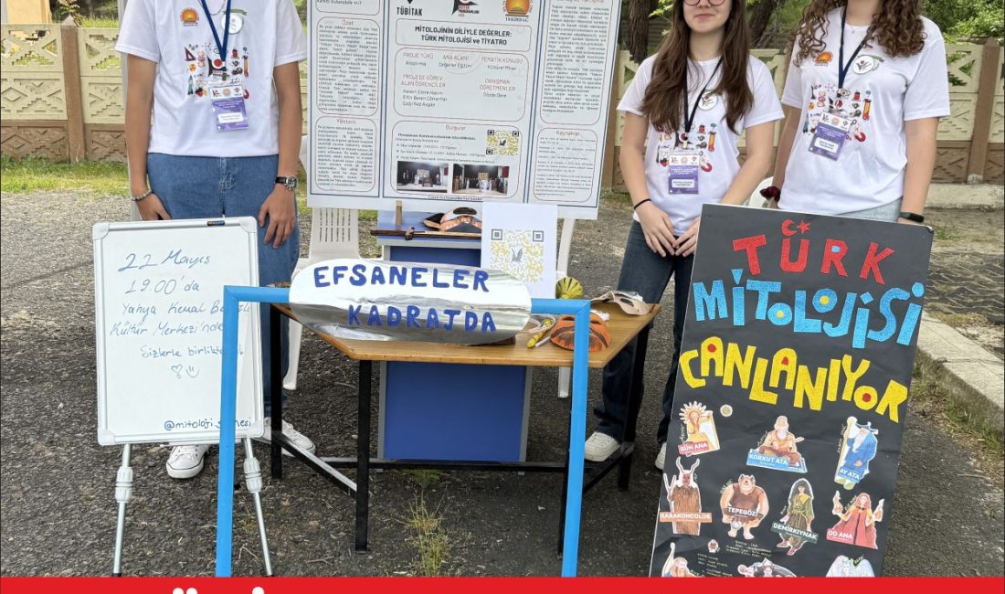 Tekirdağ’da Bilim Sanat Merkezi (BİLSEM) tarafından düzenlenen “TÜBİTAK 4006 Bilim