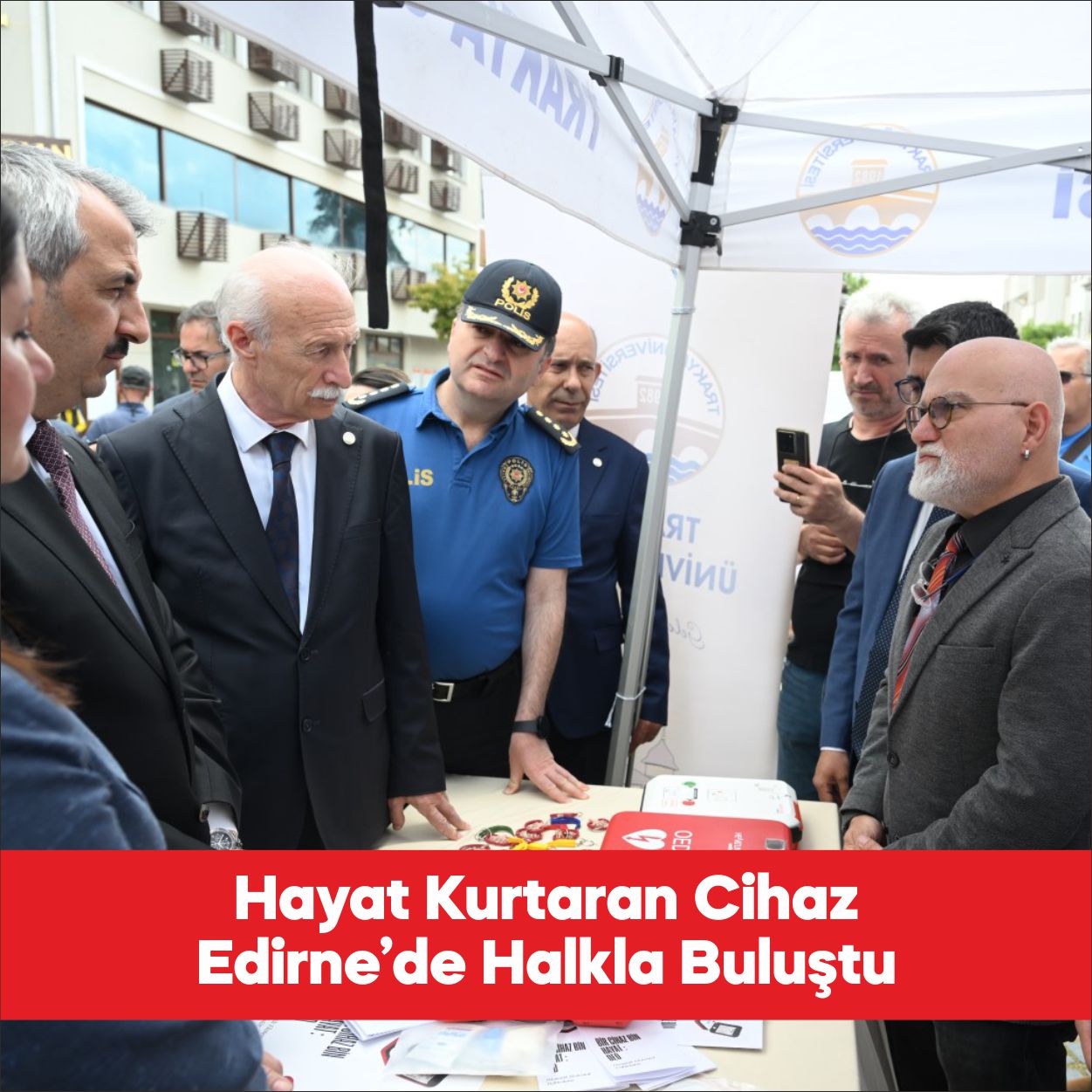 Trakya Üniversitesi Tıp Fakültesi öğrencileri, ani kalp durmalarına müdahale amacıyla