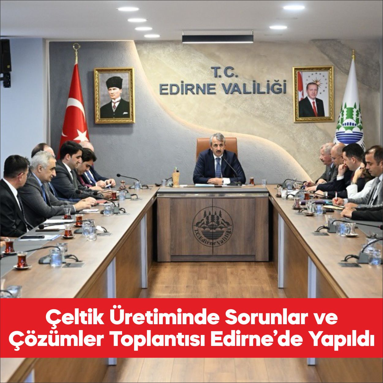 Edirne İl Tarım ve Orman Müdürlüğü koordinesinde çeltik üretimine ilişkin