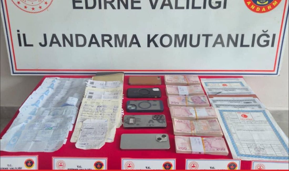 Edirne’nin Keşan ilçesinde tefecilik operasyonunda 6 şüpheli gözaltına alındı. İl