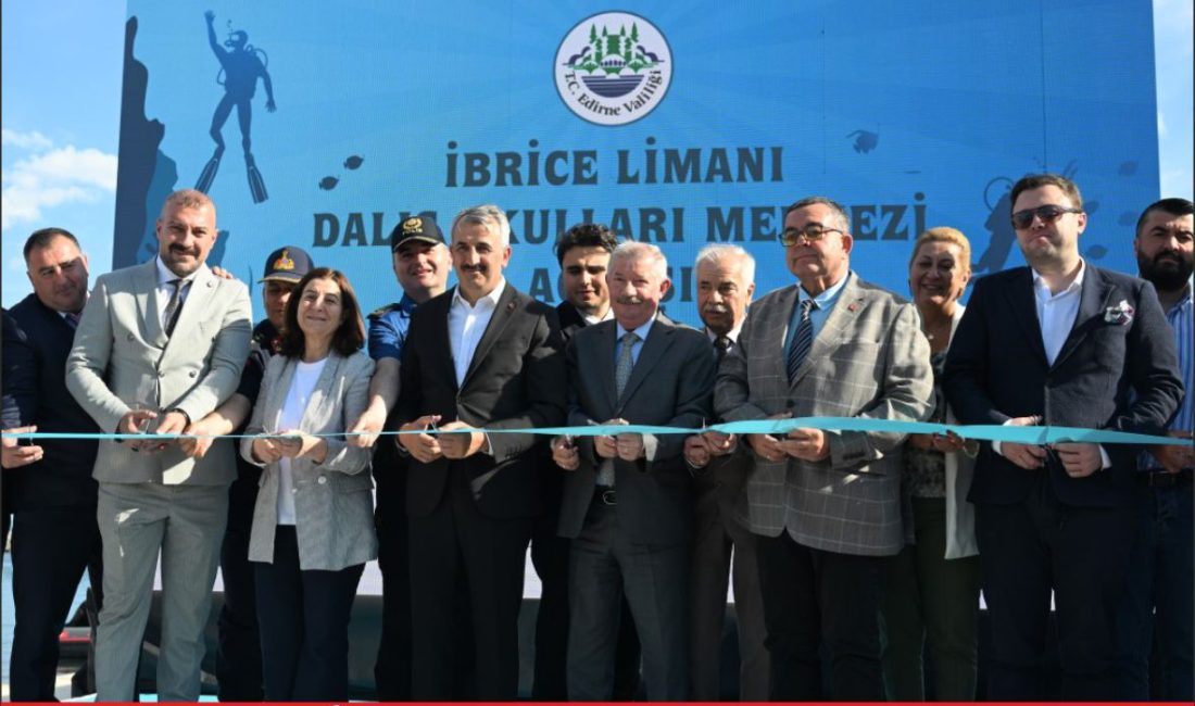 Saros Körfezi’nin “akvaryumu” olarak adlandırılan İbrice Limanı’nda inşa edilen Dalış