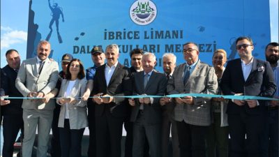 Saros Körfezi’nin “akvaryumu” olarak adlandırılan İbrice Limanı’nda inşa edilen Dalış