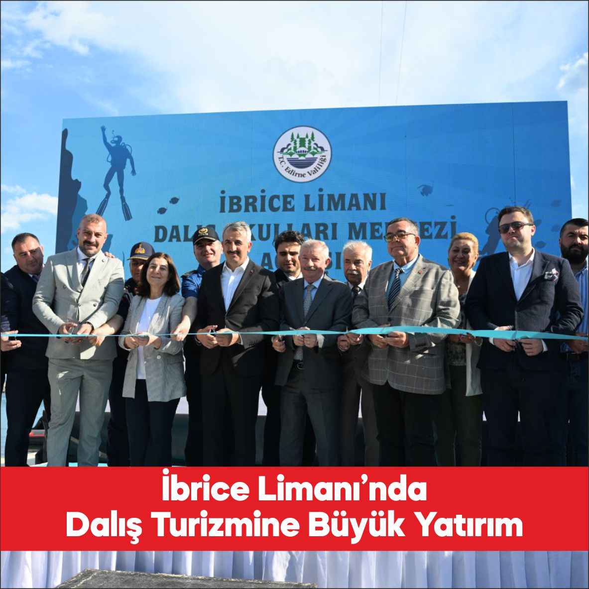 Saros Körfezi’nin “akvaryumu” olarak adlandırılan İbrice Limanı’nda inşa edilen Dalış