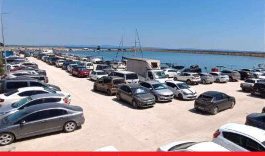 Edirne’nin Enez ilçesine bağlı Sultaniçe Köyü’ndeki balıkçı barınağına araç girişleri