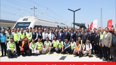 Ulaştırma ve Altyapı Bakanı Abdulkadir Uraloğlu, Halkalı-Kapıkule Demir Yolu Hattı’na