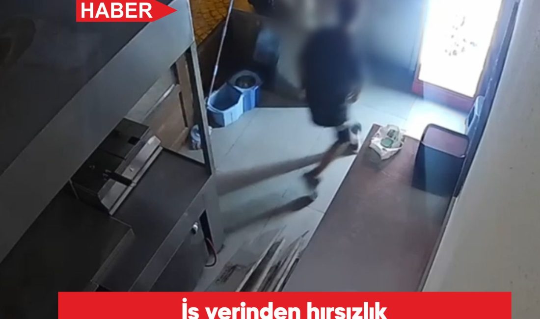 Edirne’de iş yerinden para ve cep telefonu çalınması, güvenlik kamerasınca