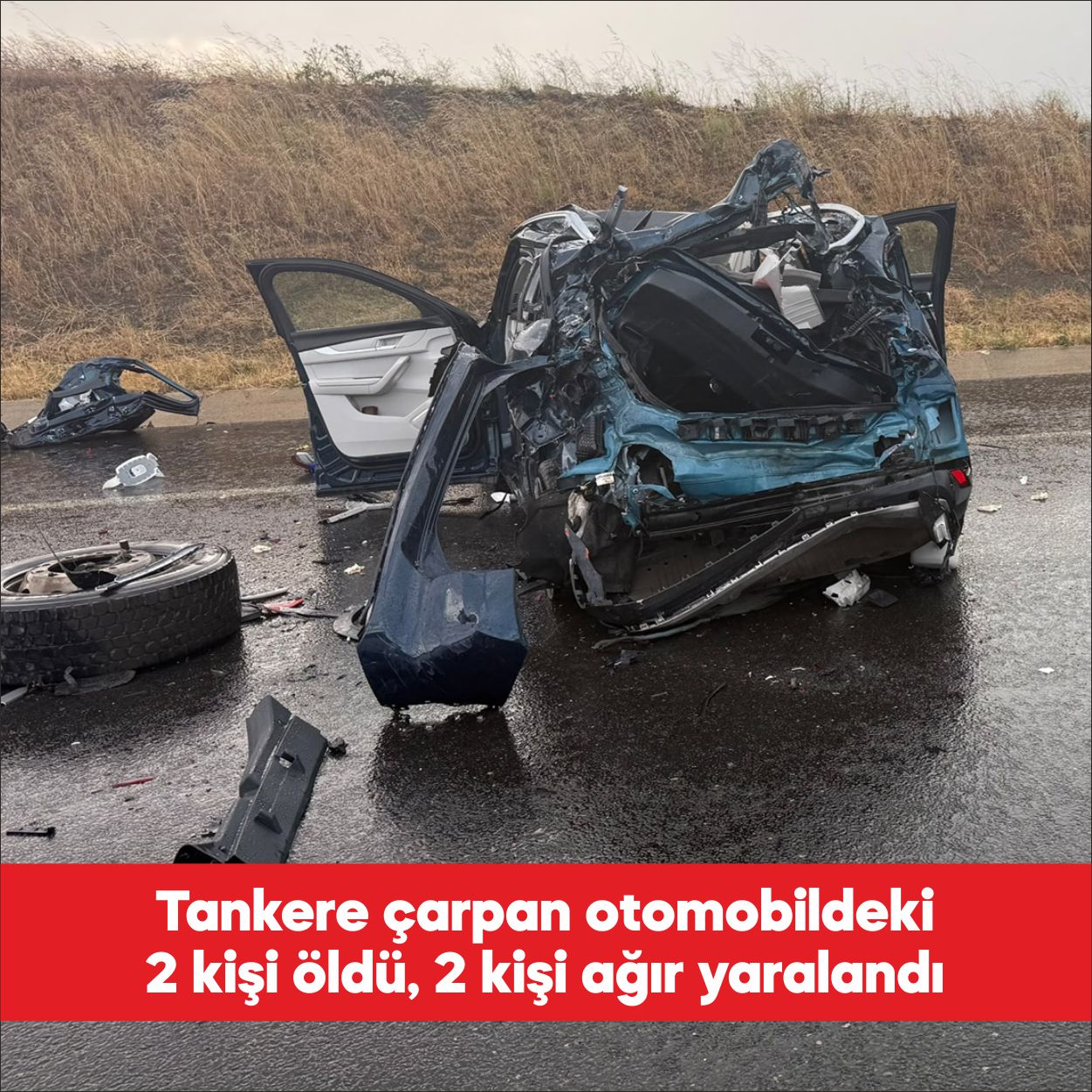 Çanakkale’de LNG yüklü tankere çarpan