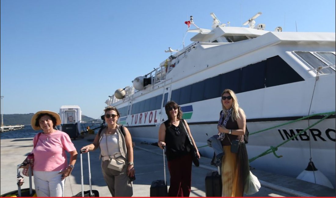 Çanakkale’nin Kepez Limanı ile Yunanistan’ın Limni Limanı arasında feribot seferleri