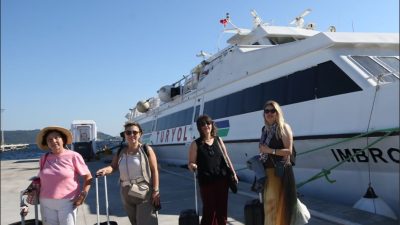 Çanakkale’nin Kepez Limanı ile Yunanistan’ın Limni Limanı arasında feribot seferleri