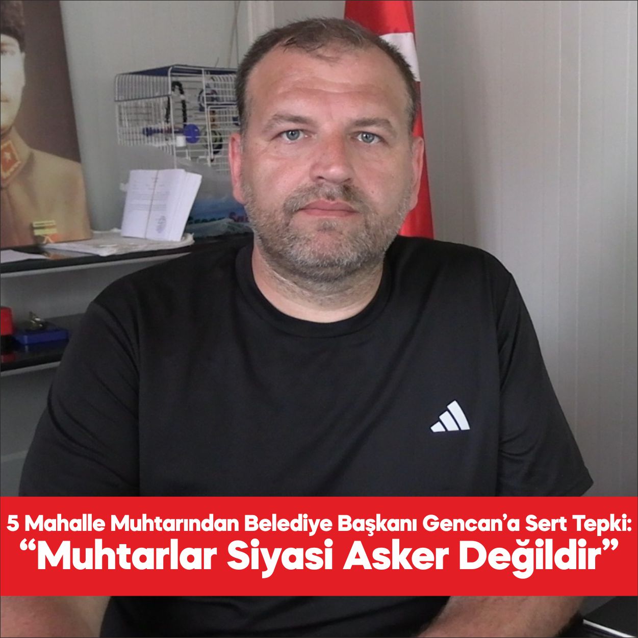 Edirne’de bazı mahalle muhtarları, CHP Edirne İl Başkanlığınca düzenlenen “Demokrasi