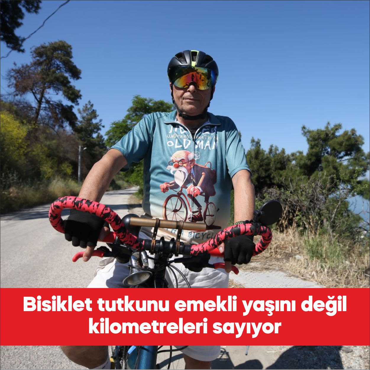 Geçirdiği kalp krizi sonrası stresten uzaklaşmak amacıyla bisiklet sürmeye başlayan