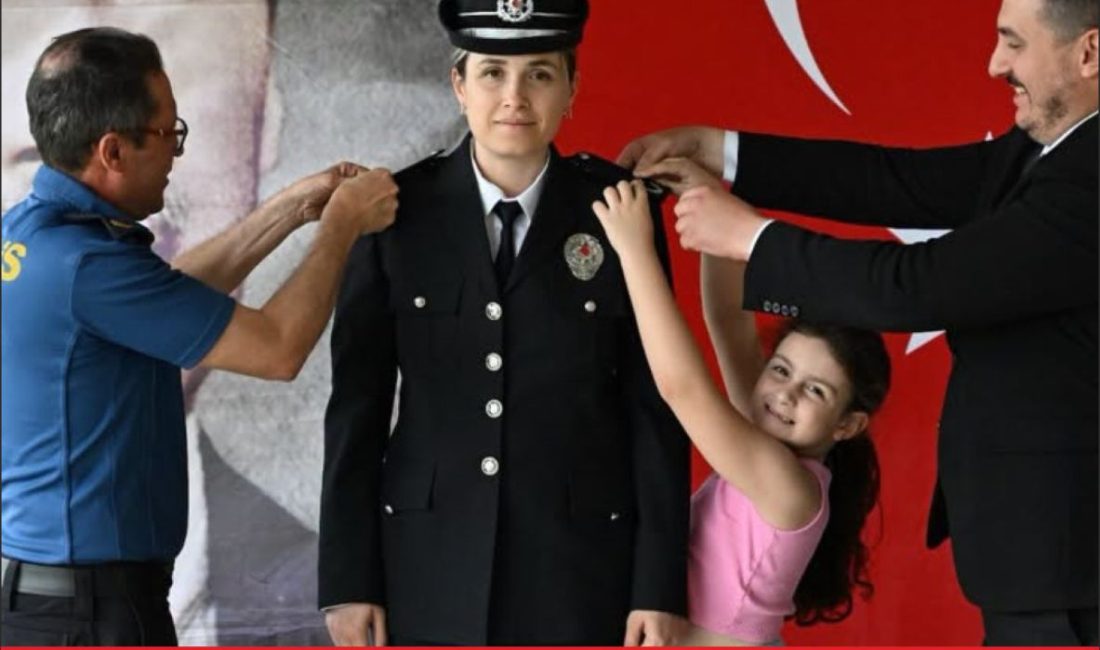 Edirne İl Emniyet Müdürlüğünde görev yapan ve bir üst rütbeye