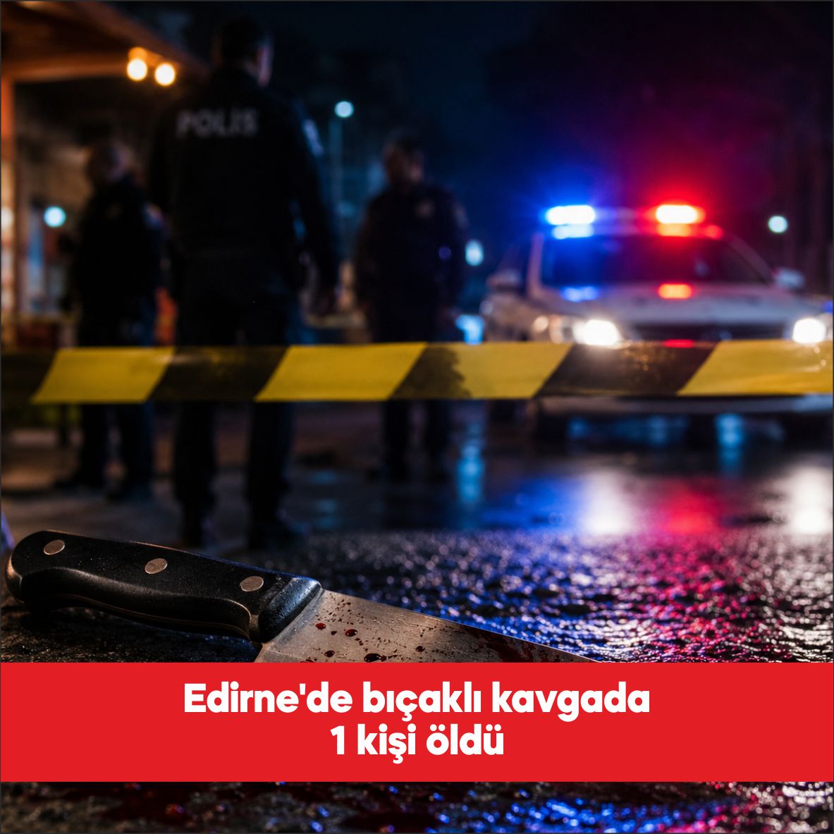 Edirne’nin İpsala ilçesinde bıçaklı kavgada 1 kişi hayatını kaybetti. Alınan
