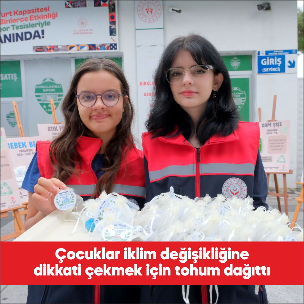Kırklareli’nde çocuklar, Birleşmiş Milletler İklim Değişikliği Çerçeve Sözleşmesi’nin 31. Taraflar