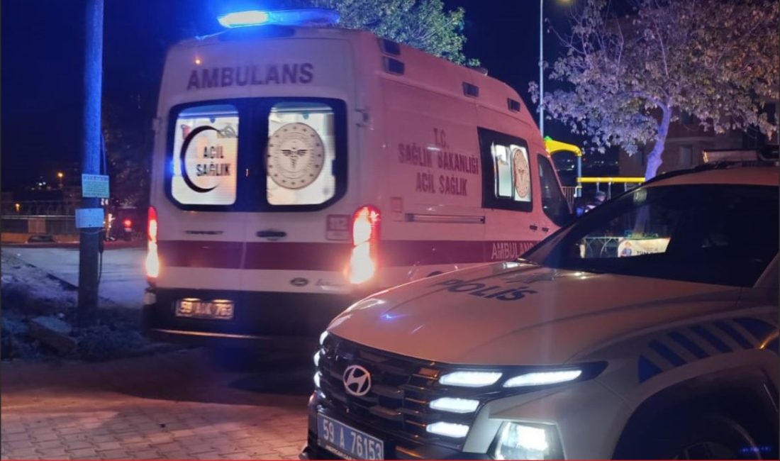 Tekirdağ’ın Çerkezköy ilçesinde iki grup arasında çıkan silahlı kavgada bir